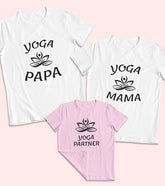 Yoga_Family Unisex Half Sleeve T-Shirts (Pack of 3)